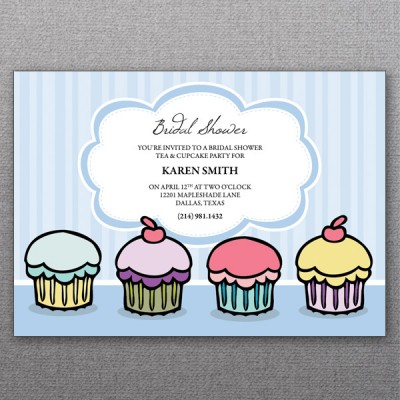 Cupcake Invitation Template