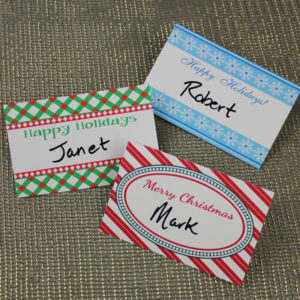 Christmas Party Name Tag Templates – Download &amp; Print