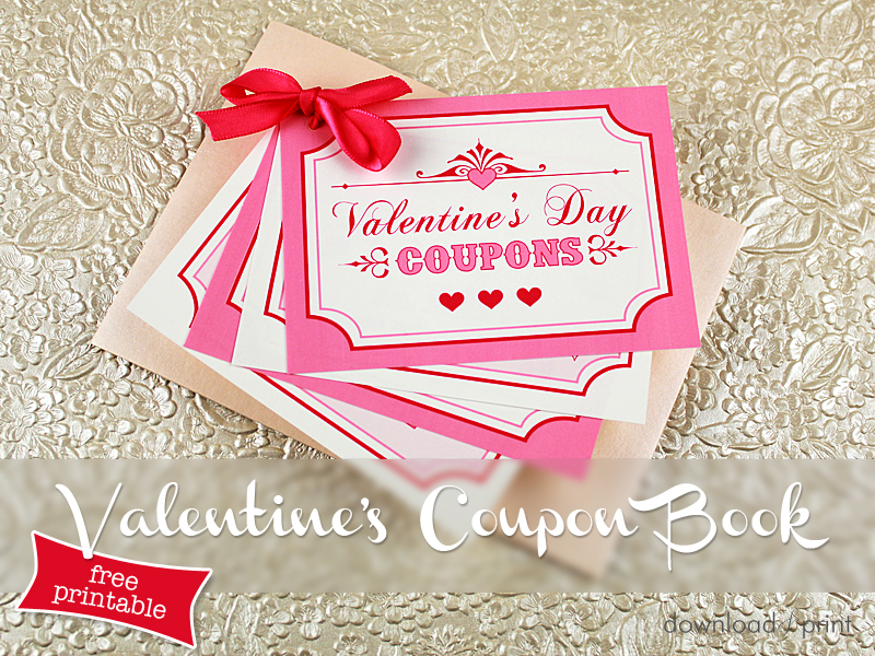 Free Printable Valentine s Coupon Book